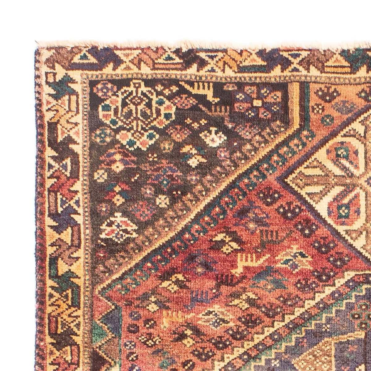 Persisk matta - Nomadic - 155 x 113 cm - ljusröd