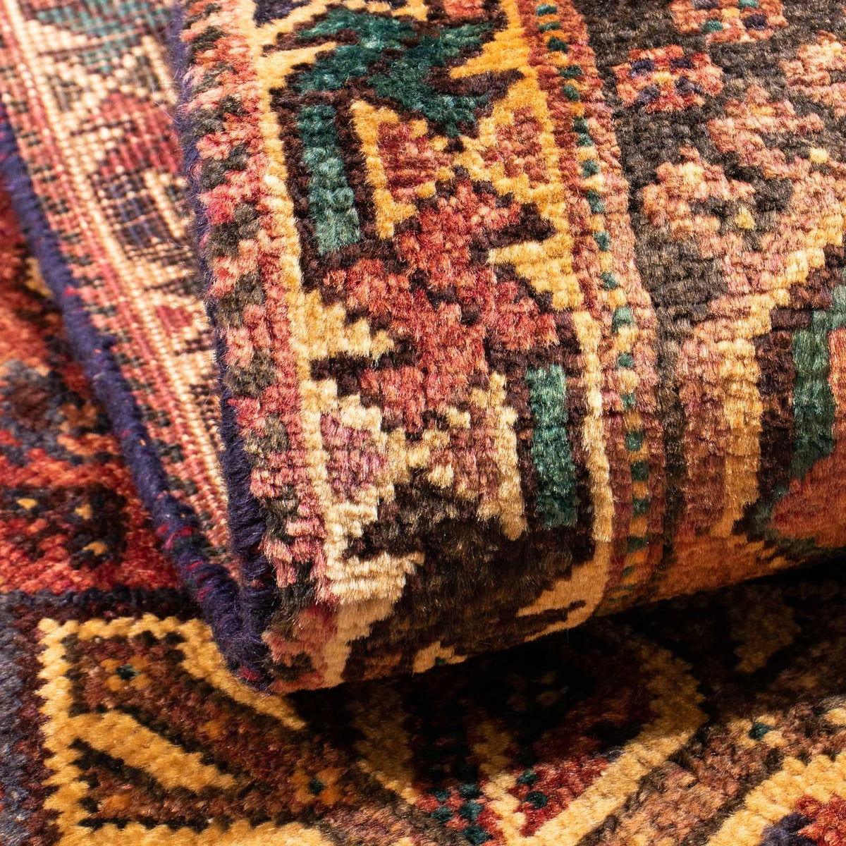 Persisk matta - Nomadic - 155 x 113 cm - ljusröd