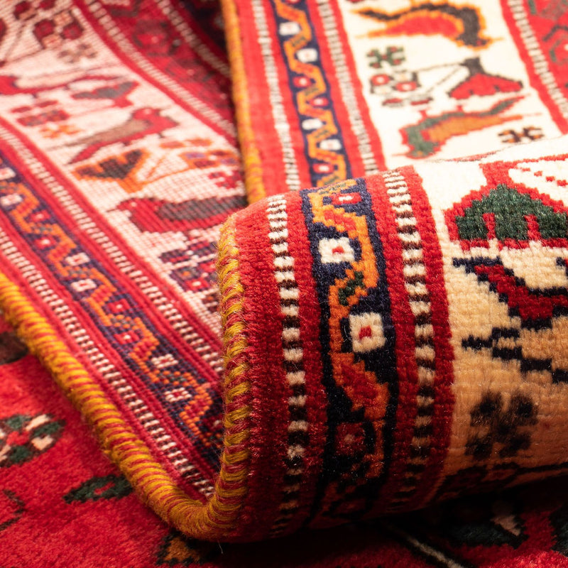 Persisk matta - Nomadic - 291 x 210 cm - mörkröd