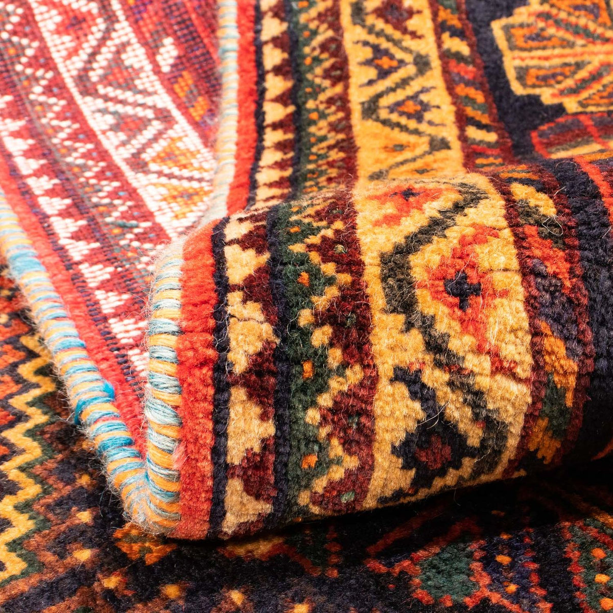 Persisk matta - Nomadic - 164 x 122 cm - röd