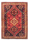 Shiraz Mattan 118x163cm - Persisk matta - Rektangulär / Mörkröd / 118 x 163 cm Rektangulär