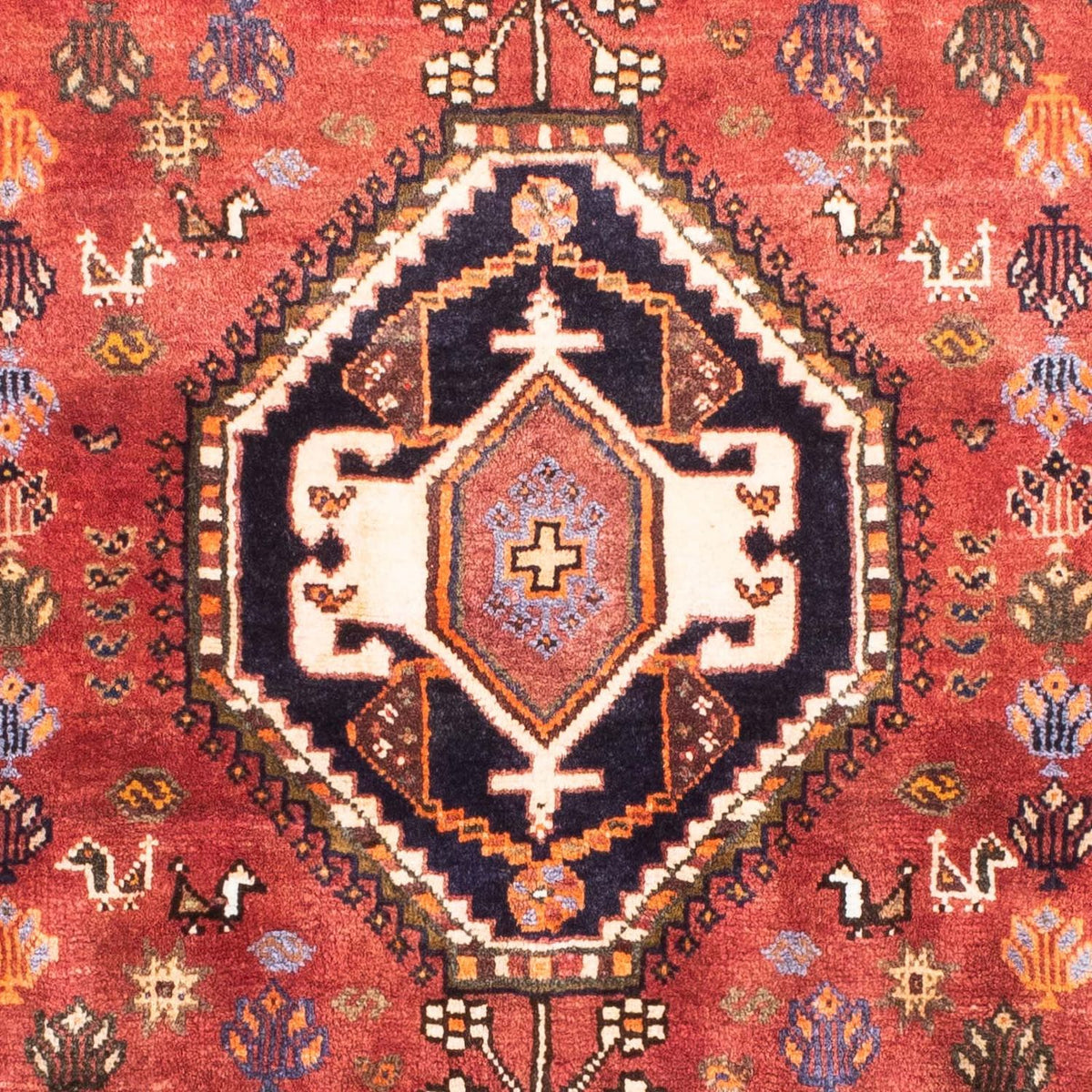 Persisk matta - Nomadic - 145 x 103 cm - ljusröd