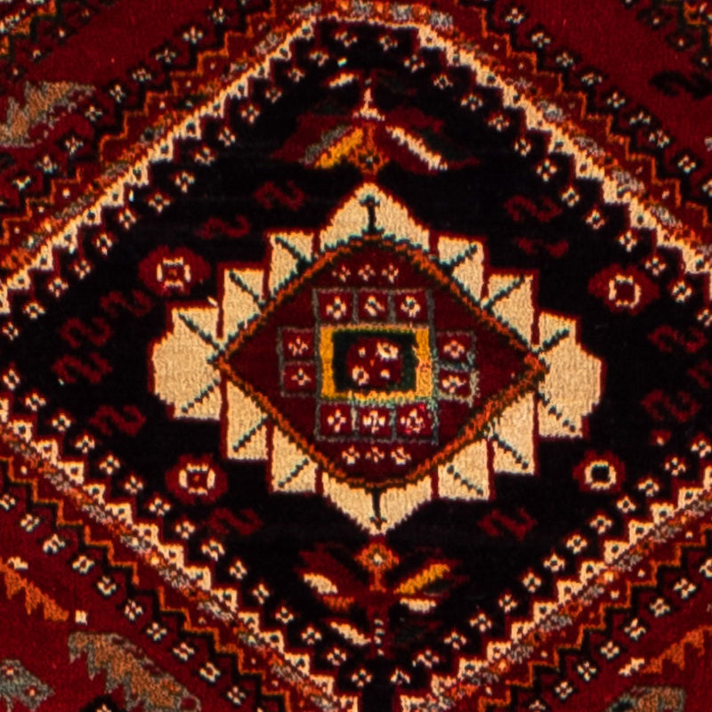 Persisk matta - Nomadic - 290 x 182 cm - mörkröd