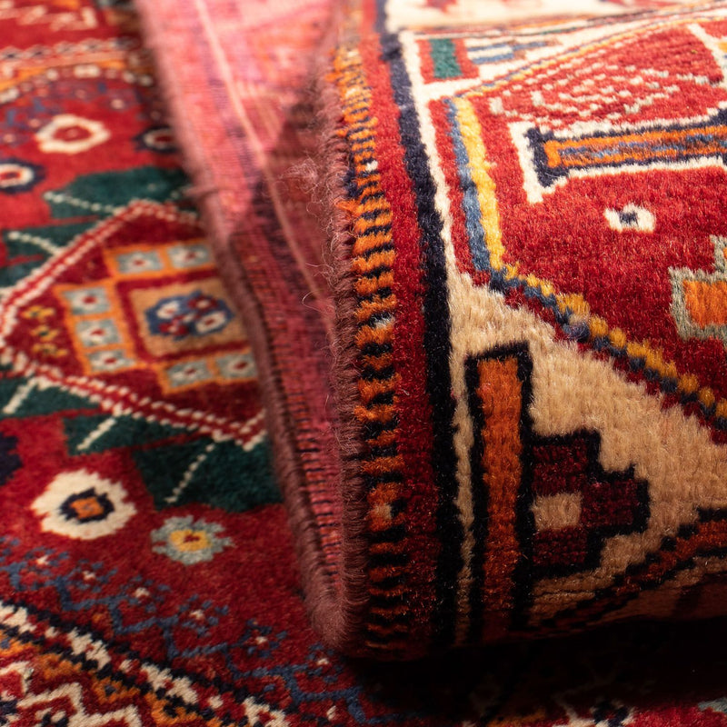 Persisk matta - Nomadic - 290 x 182 cm - mörkröd