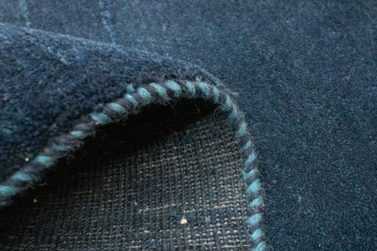 Runner Gabbeh-matta - persisk - 228 x 80 cm - mörkblå