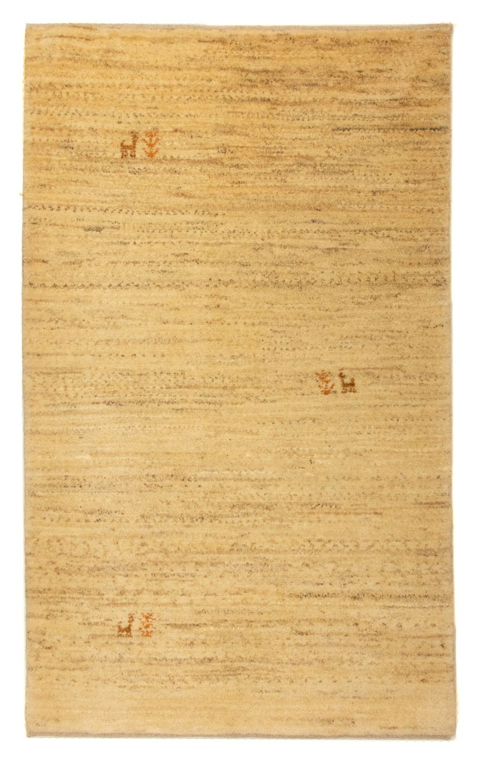 Gabbeh-matta - persisk - 129 x 82 cm - beige
