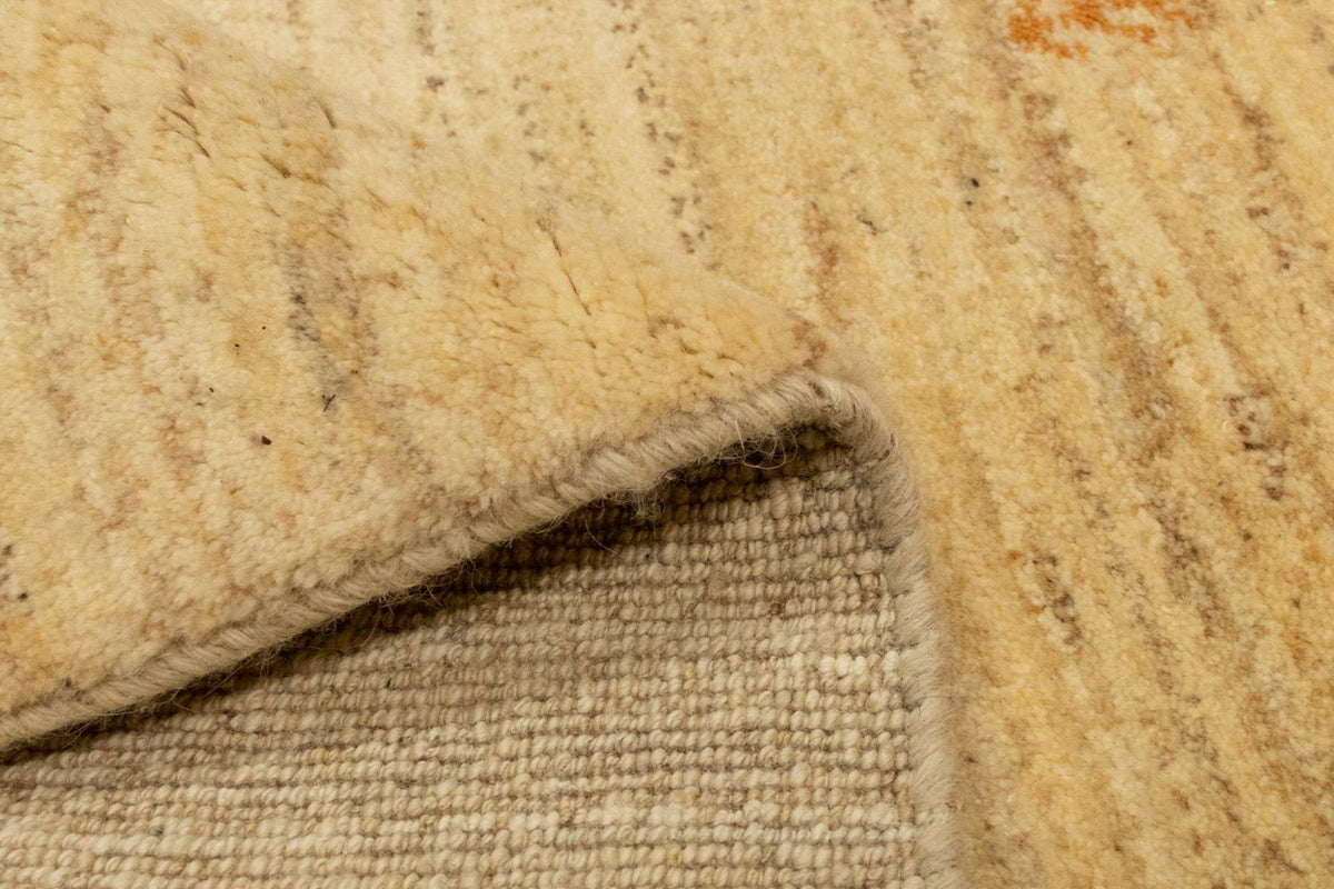 Gabbeh-matta - persisk - 129 x 82 cm - beige