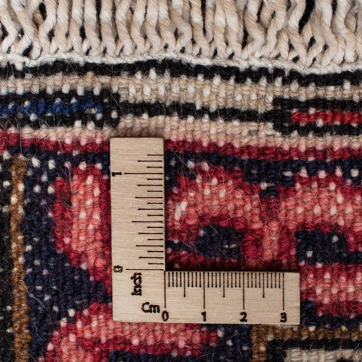 Runner Persisk matta - Nomadic - 297 x 78 cm - mörkröd