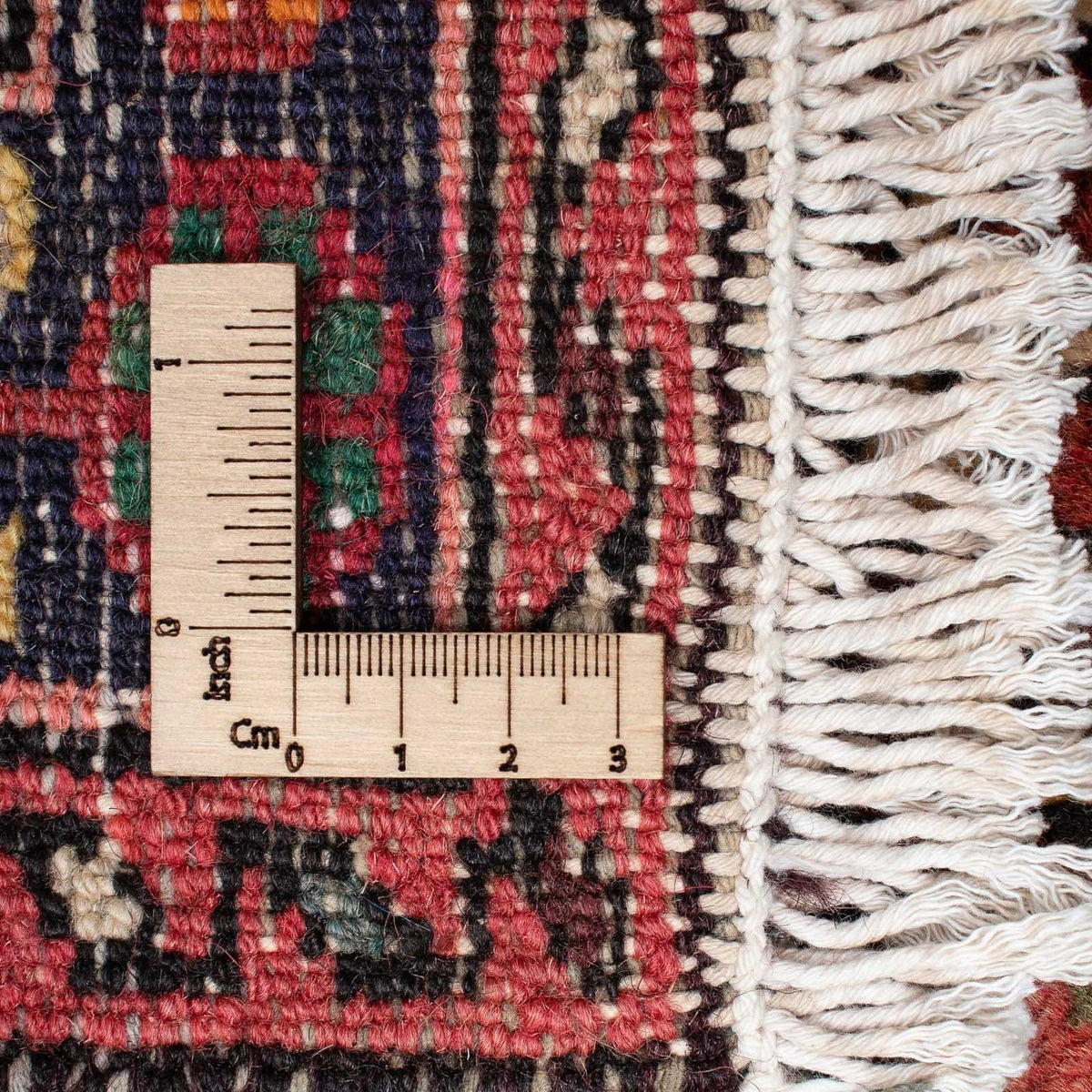 Runner Persisk matta - Nomadic - 297 x 79 cm - mörkröd