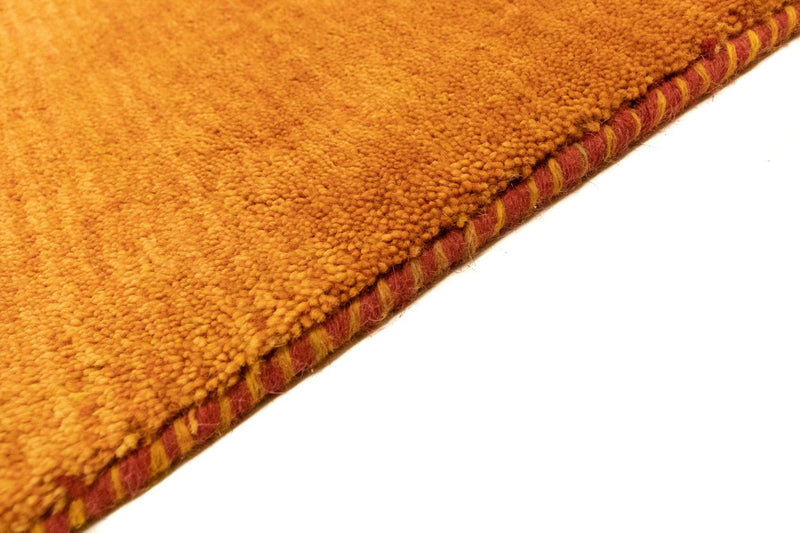 Gabbeh-matta - persisk kvadrat  - 94 x 80 cm - guld