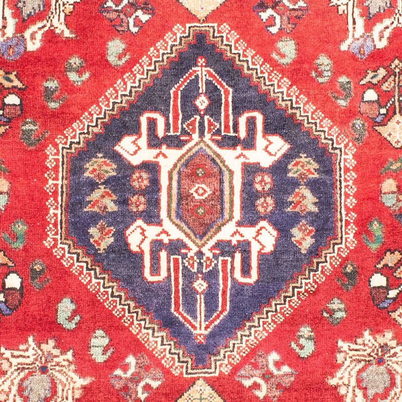 Persisk matta - Nomadic - 160 x 116 cm - mörkröd