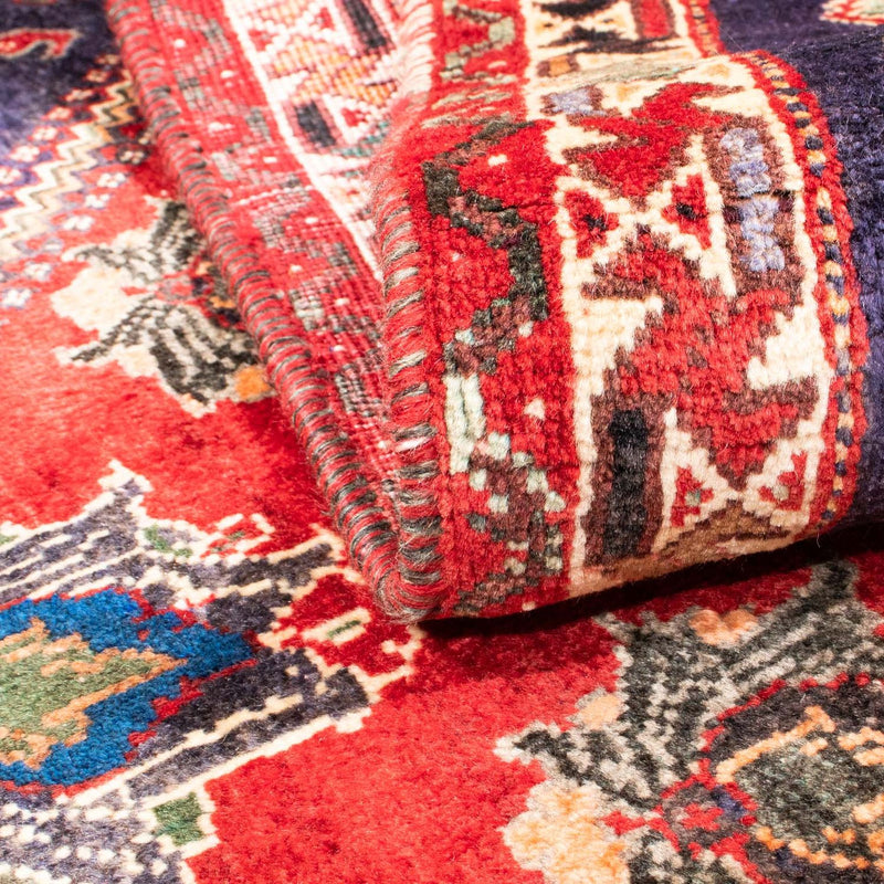 Persisk matta - Nomadic - 160 x 116 cm - mörkröd