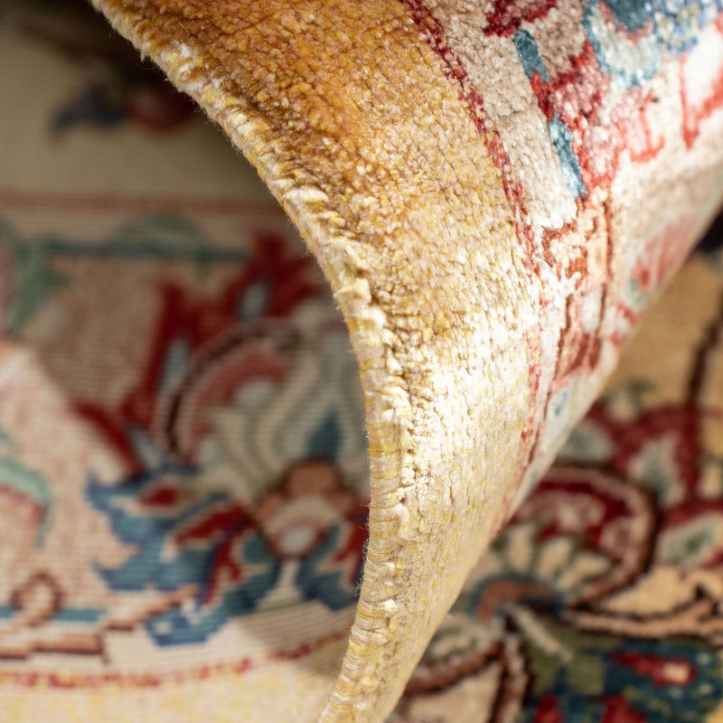 Persisk matta - Ghom - 82 x 59 cm - ljusbrun