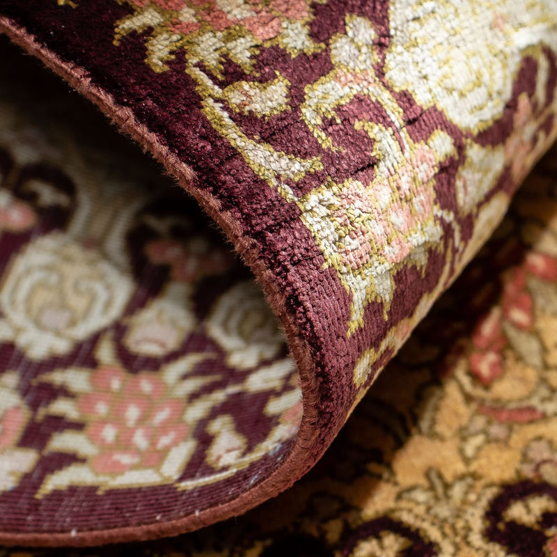 Persisk matta - Ghom - 90 x 59 cm - brun