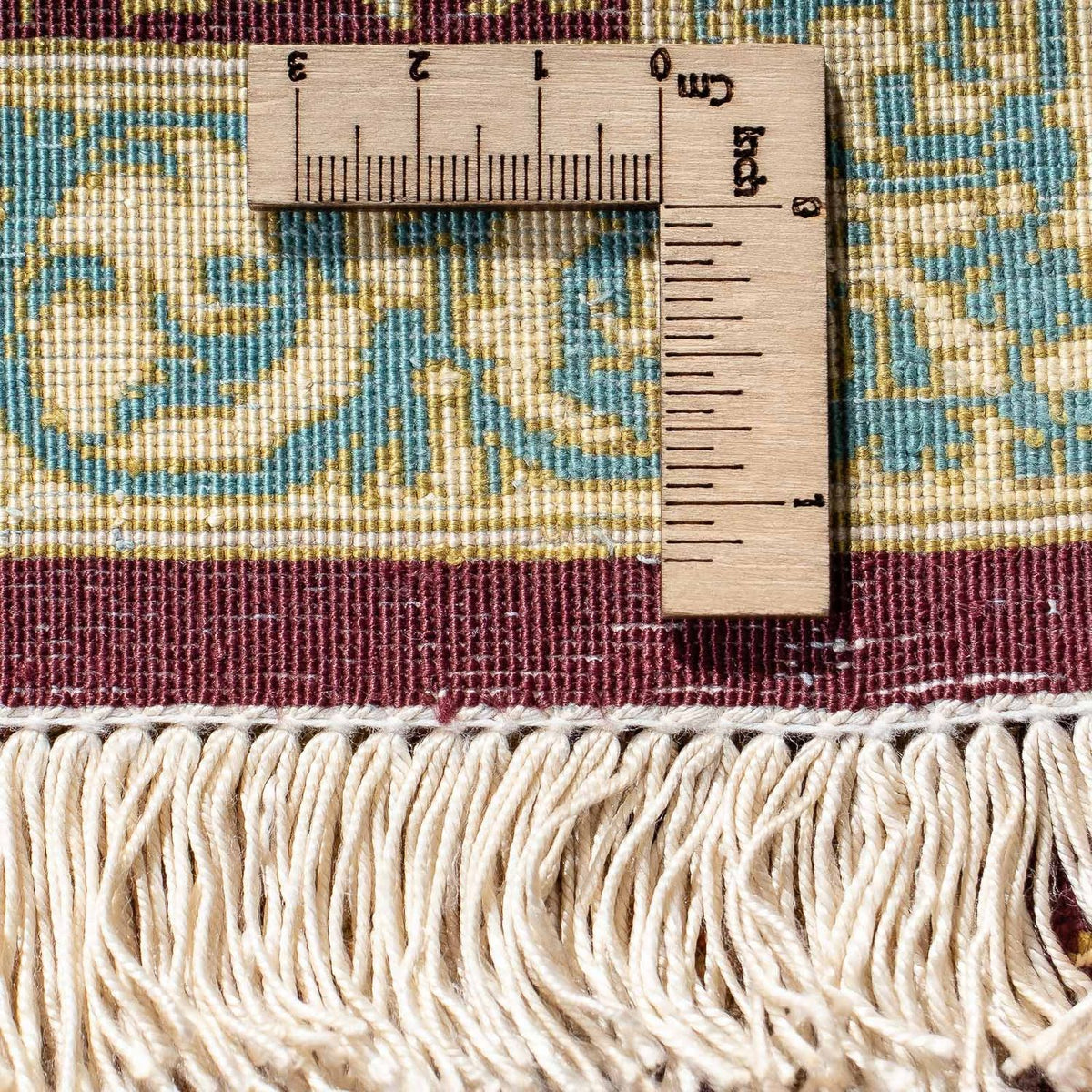 Persisk matta - Ghom - 90 x 59 cm - brun