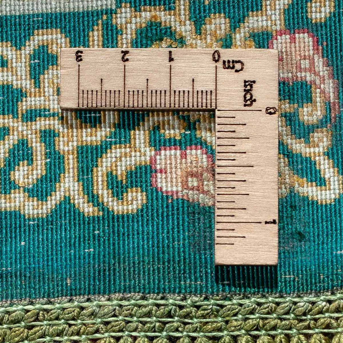 Persisk matta - Ghom - 77 x 58 cm - mörkblå