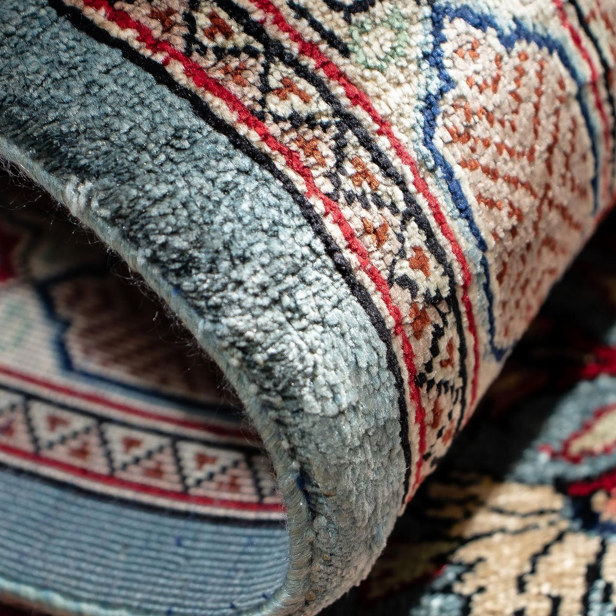 Persisk matta - Ghom - 75 x 57 cm - flerfärgad