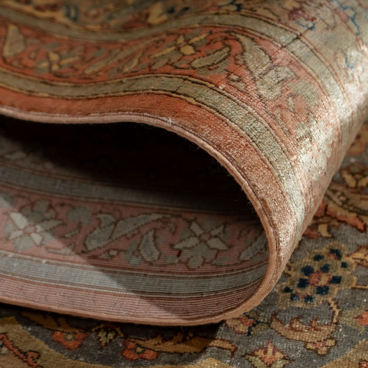 Persisk matta - Ghom - 76 x 57 cm - flerfärgad