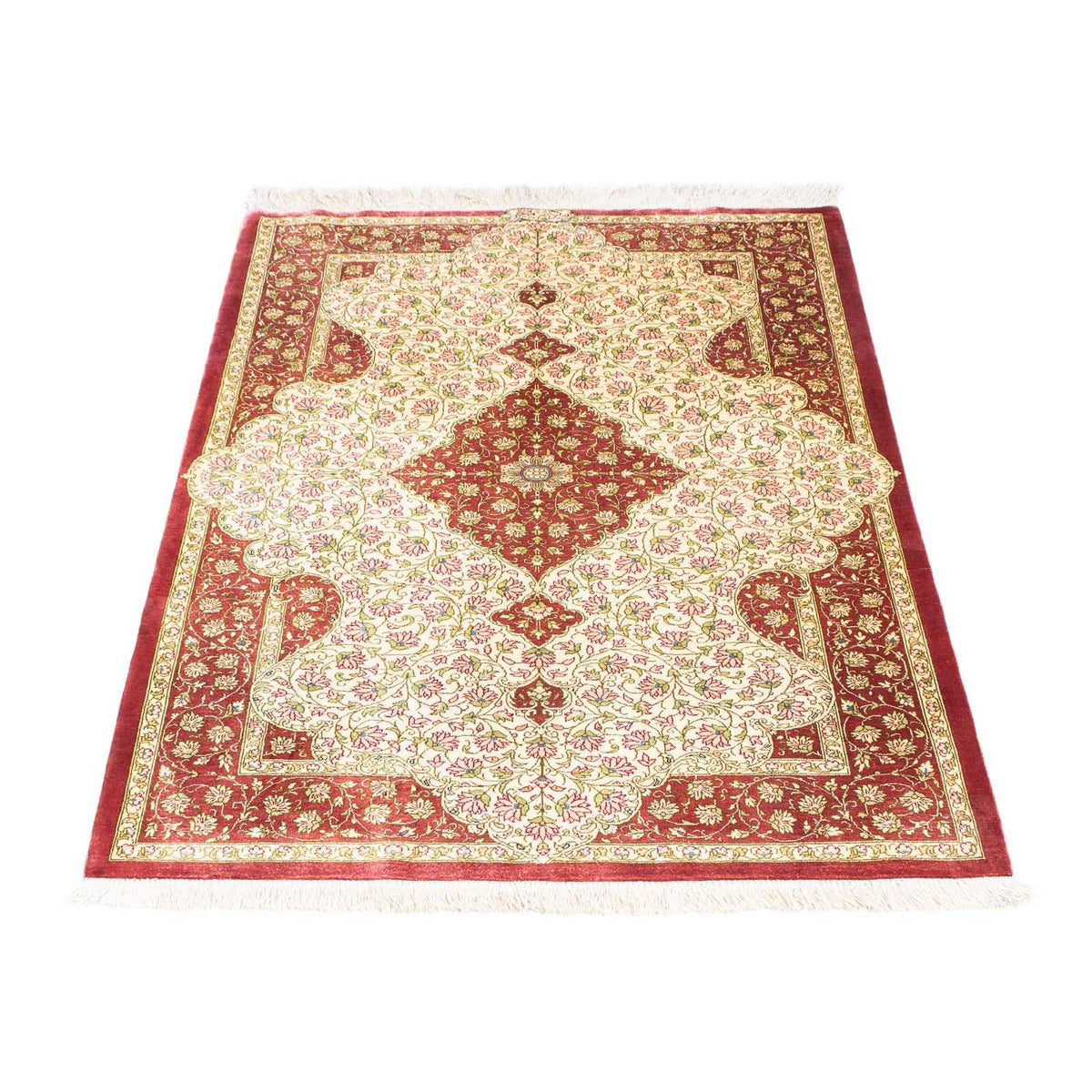 Persisk matta - Ghom - 125 x 80 cm - beige