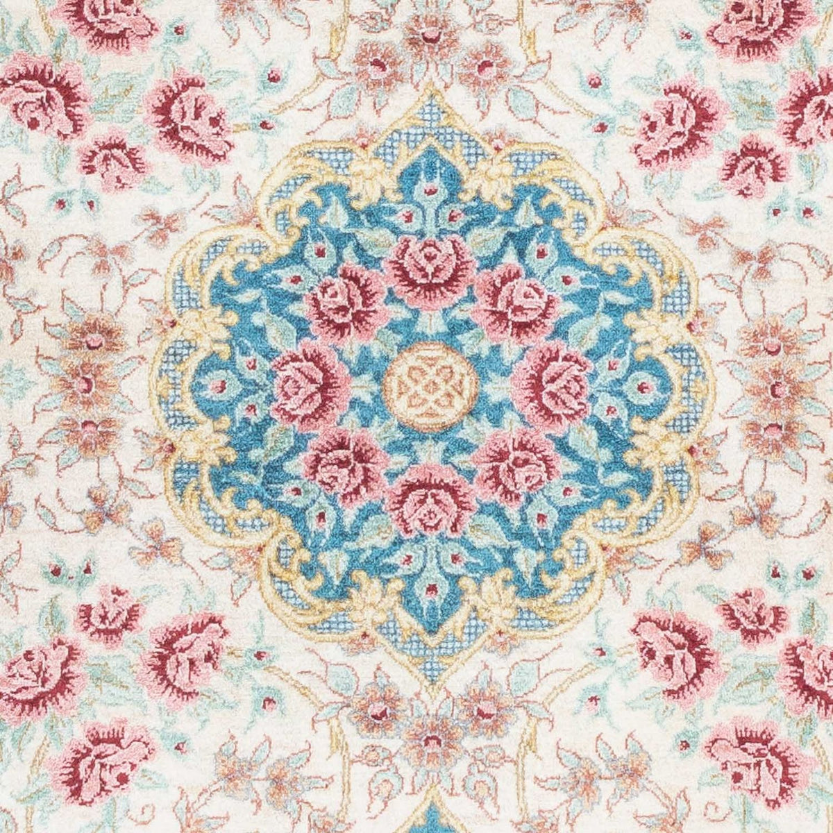 Persisk matta - Ghom - 123 x 77 cm - beige