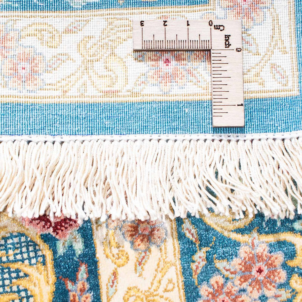 Persisk matta - Ghom - 123 x 77 cm - beige