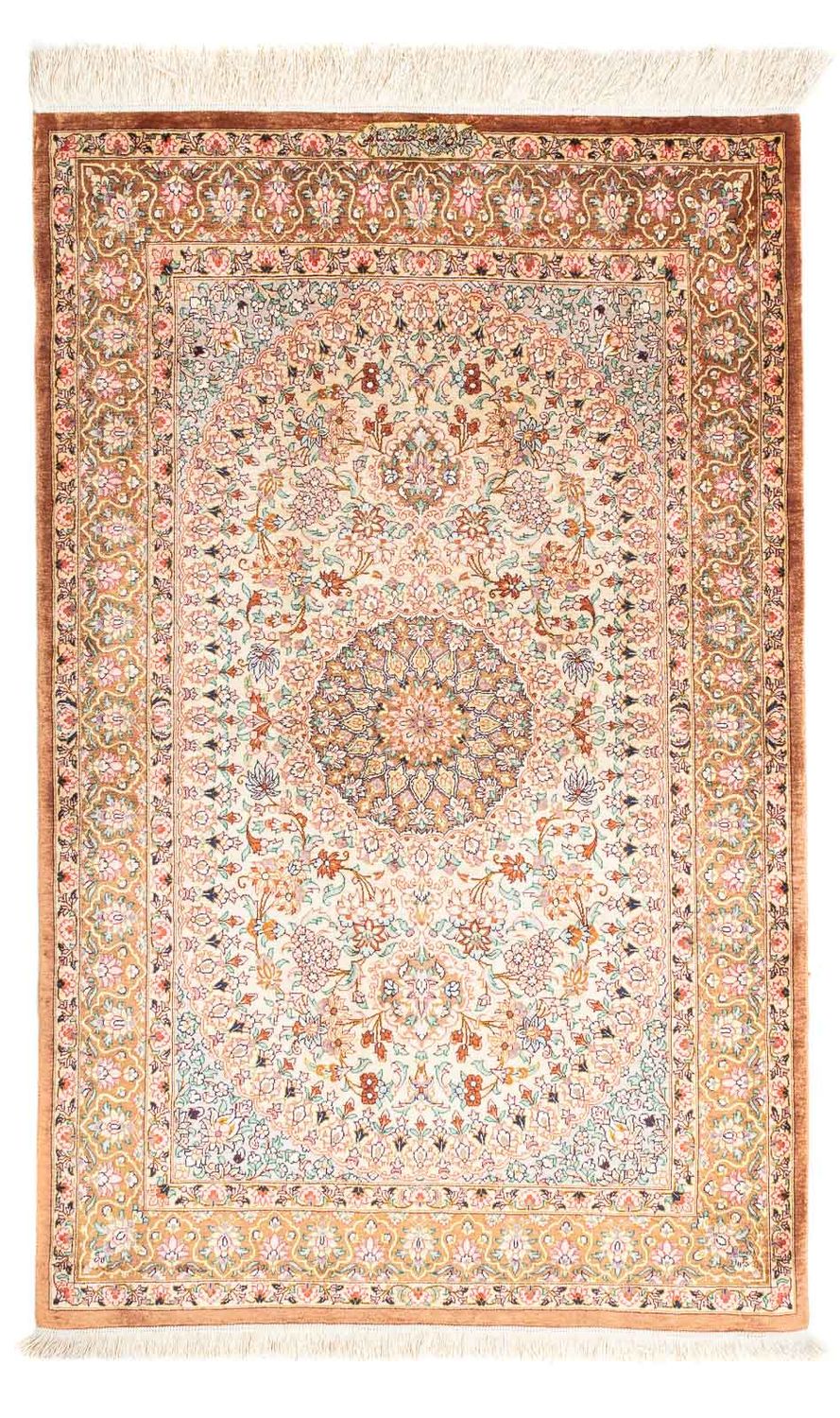 Persisk matta - Ghom - 123 x 76 cm - beige