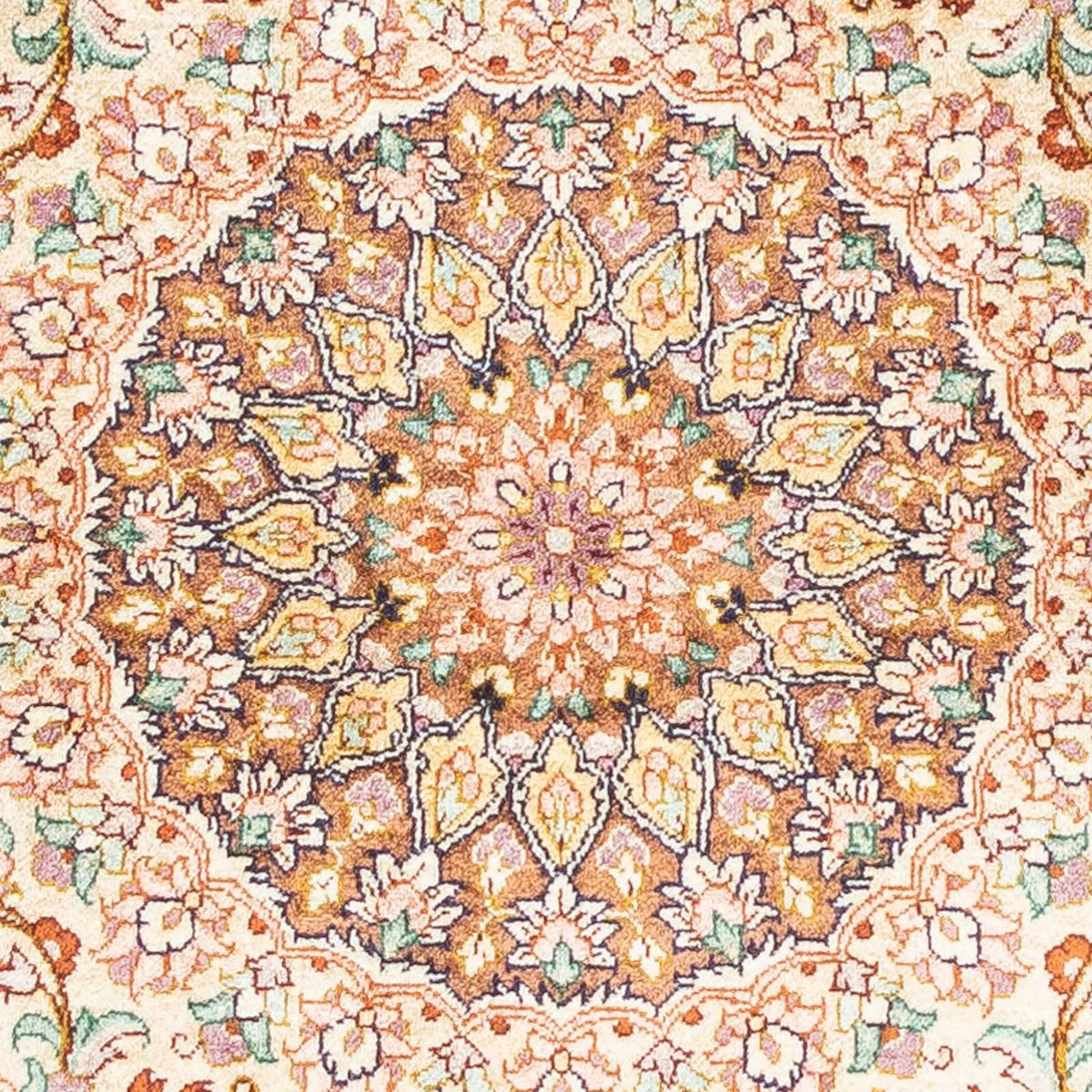 Persisk matta - Ghom - 123 x 76 cm - beige