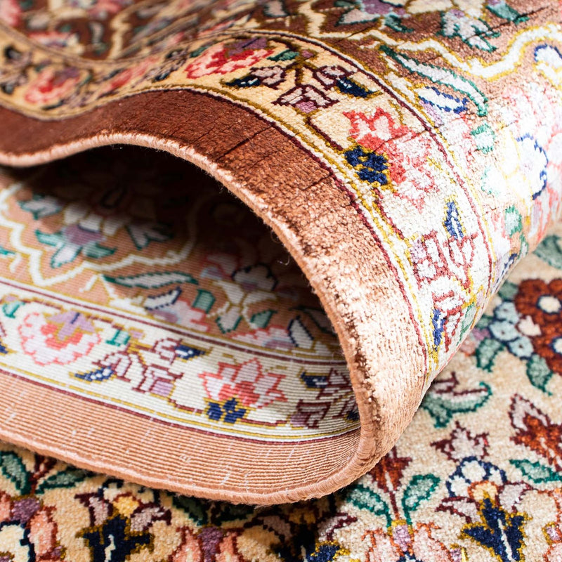 Persisk matta - Ghom - 123 x 76 cm - beige