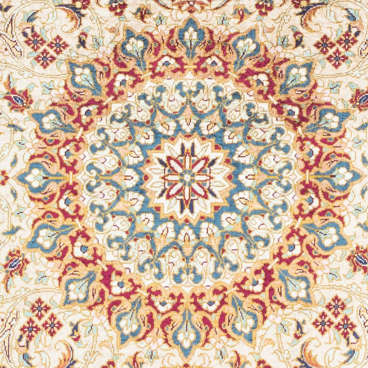 Persisk matta - Ghom - 123 x 77 cm - mörkblå