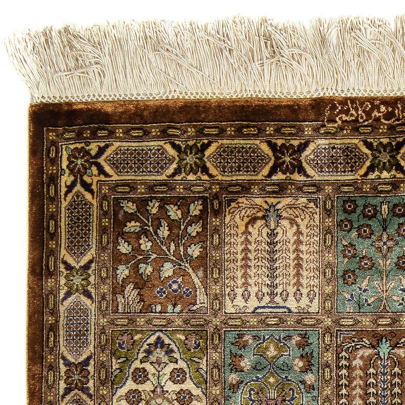 Persisk matta - Ghom - 93 x 59 cm - flerfärgad