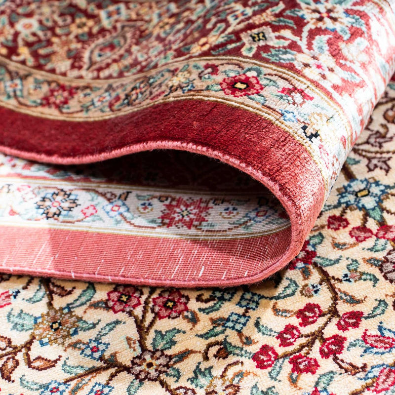 Persisk matta - Ghom - 122 x 79 cm - beige