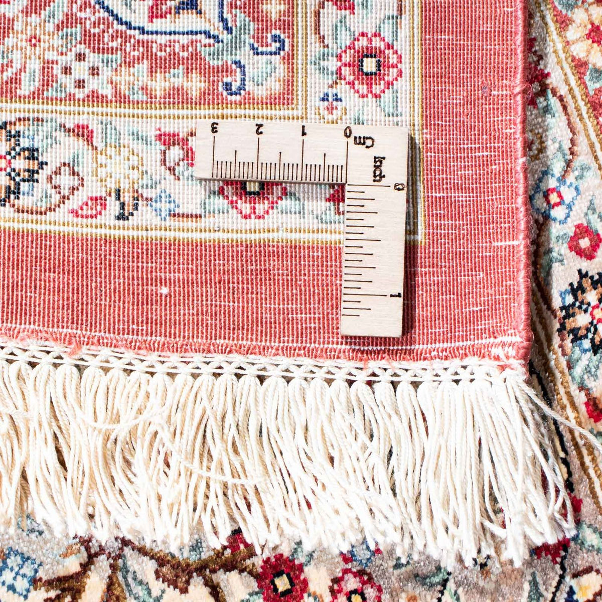 Persisk matta - Ghom - 122 x 79 cm - beige