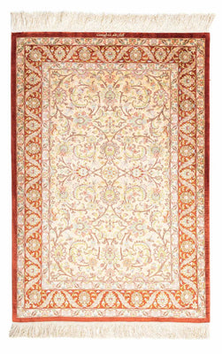 Persisk matta - Ghom - 123 x 83 cm - beige