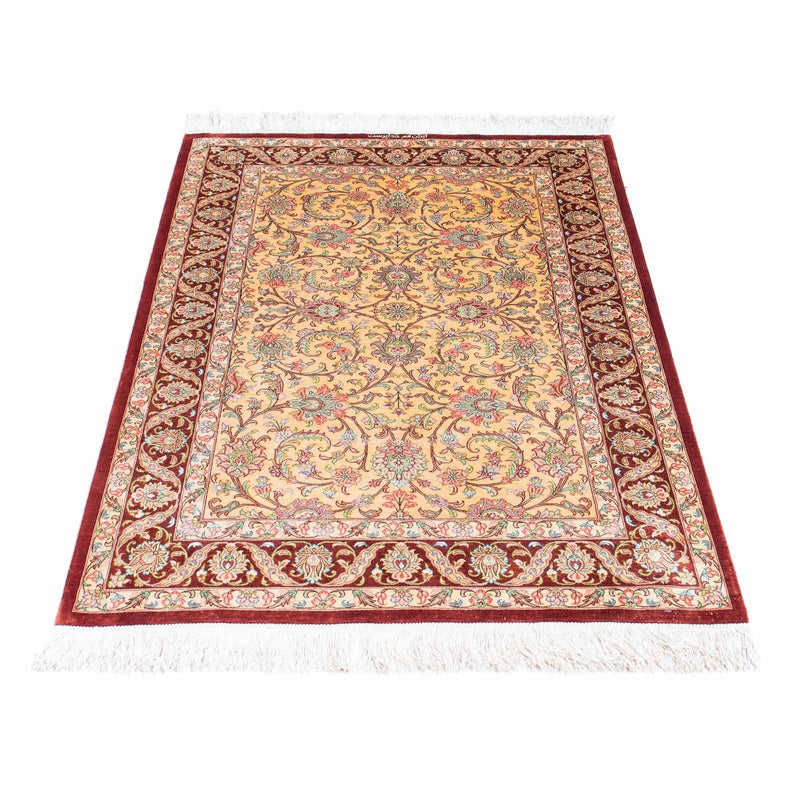Persisk matta - Ghom - 123 x 83 cm - beige