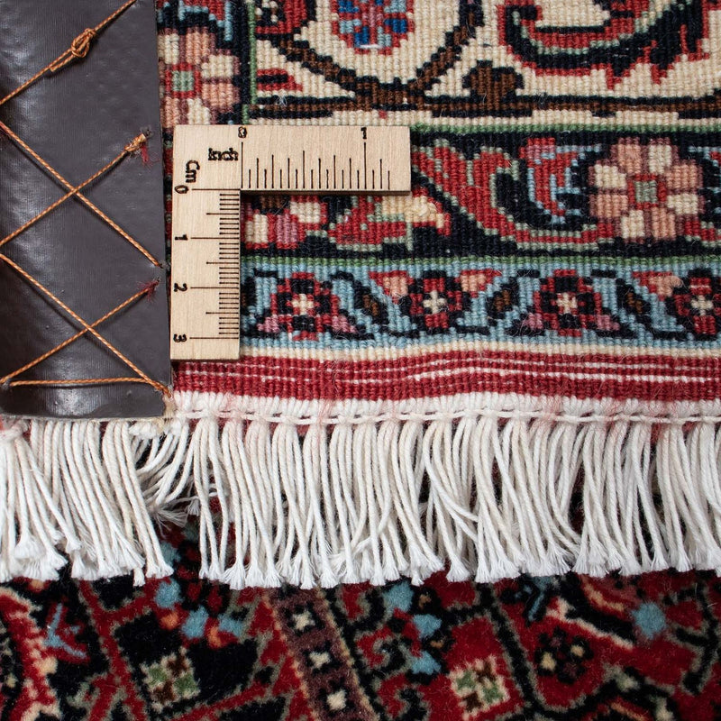 Persisk matta - Bijar - 212 x 135 cm - mörkröd