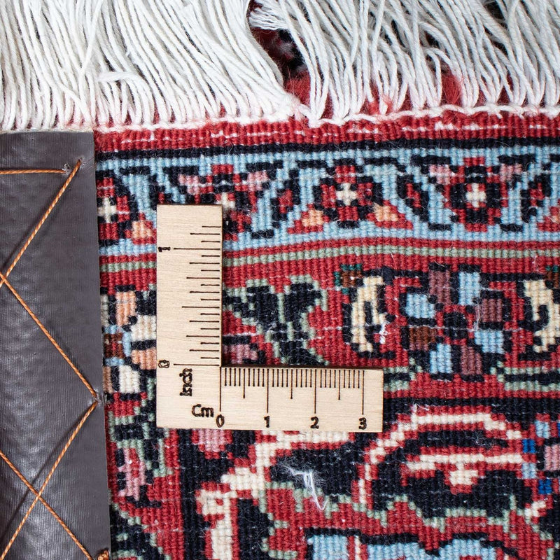 Persisk matta - Bijar - 205 x 136 cm - mörkröd