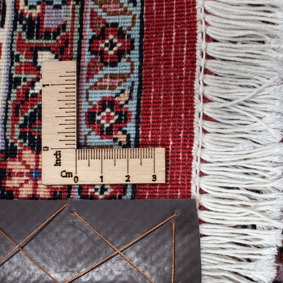 Persisk matta - Bijar - 208 x 134 cm - mörkröd