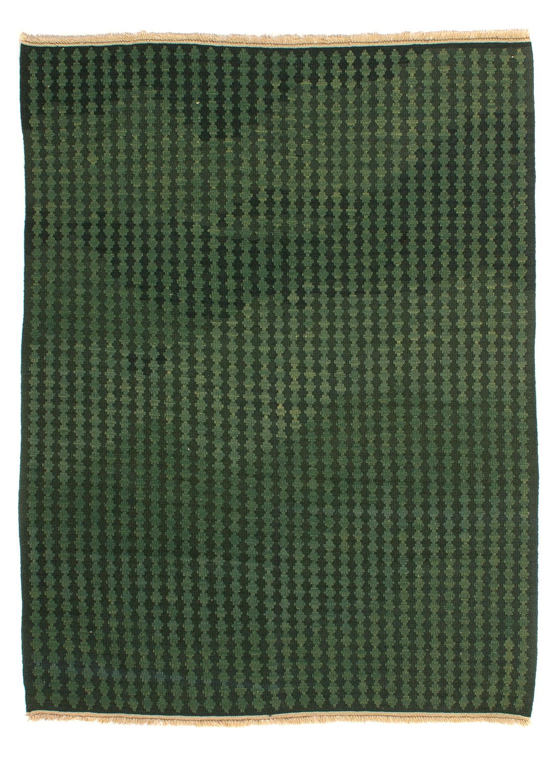 Kelim Carpet - orientalisk matta - 209 x 156 cm - mörkblå