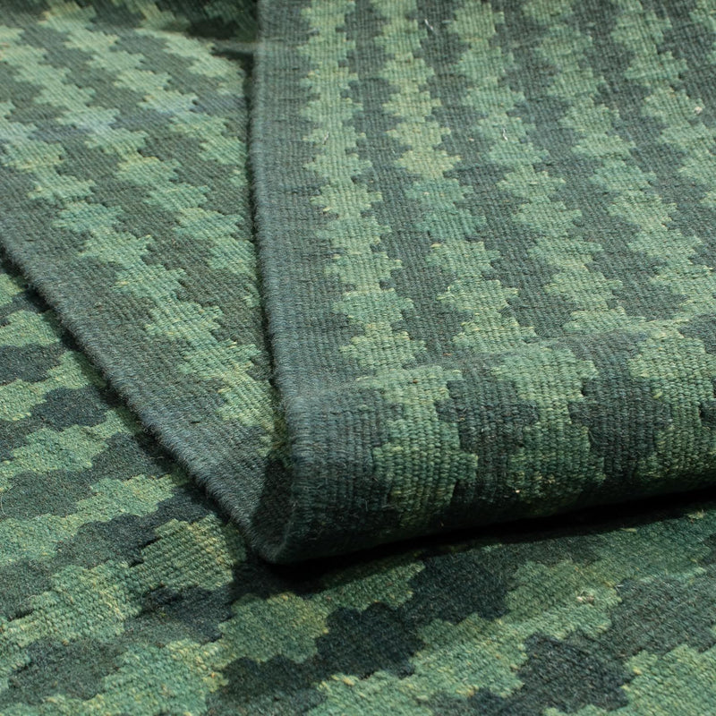 Kelim Carpet - orientalisk matta - 209 x 156 cm - mörkblå