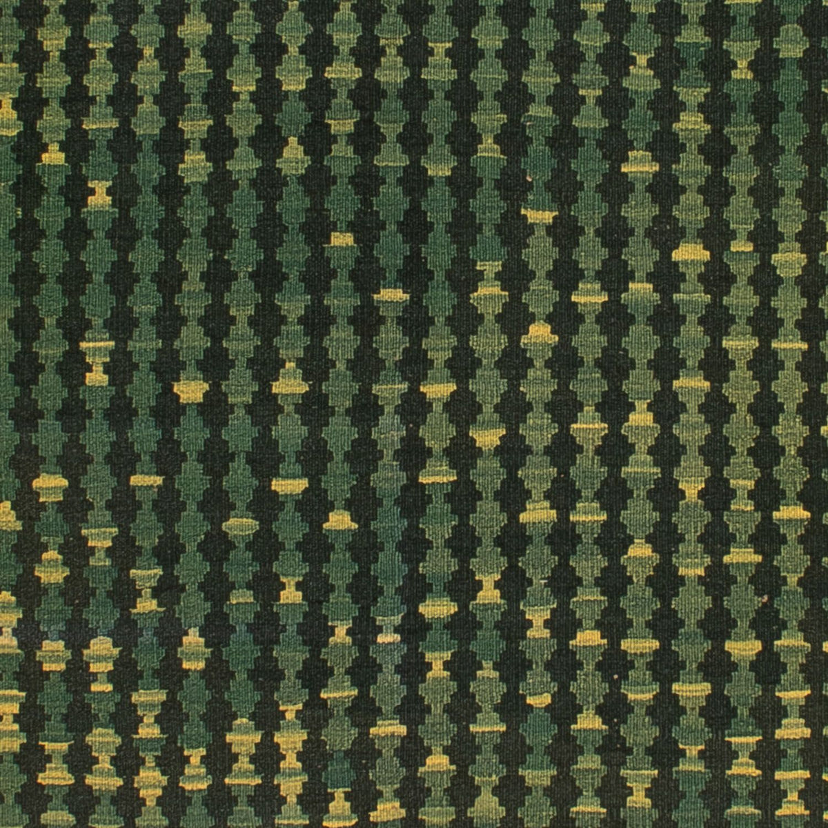 Kelim Carpet - orientalisk matta - 197 x 158 cm - mörkblå