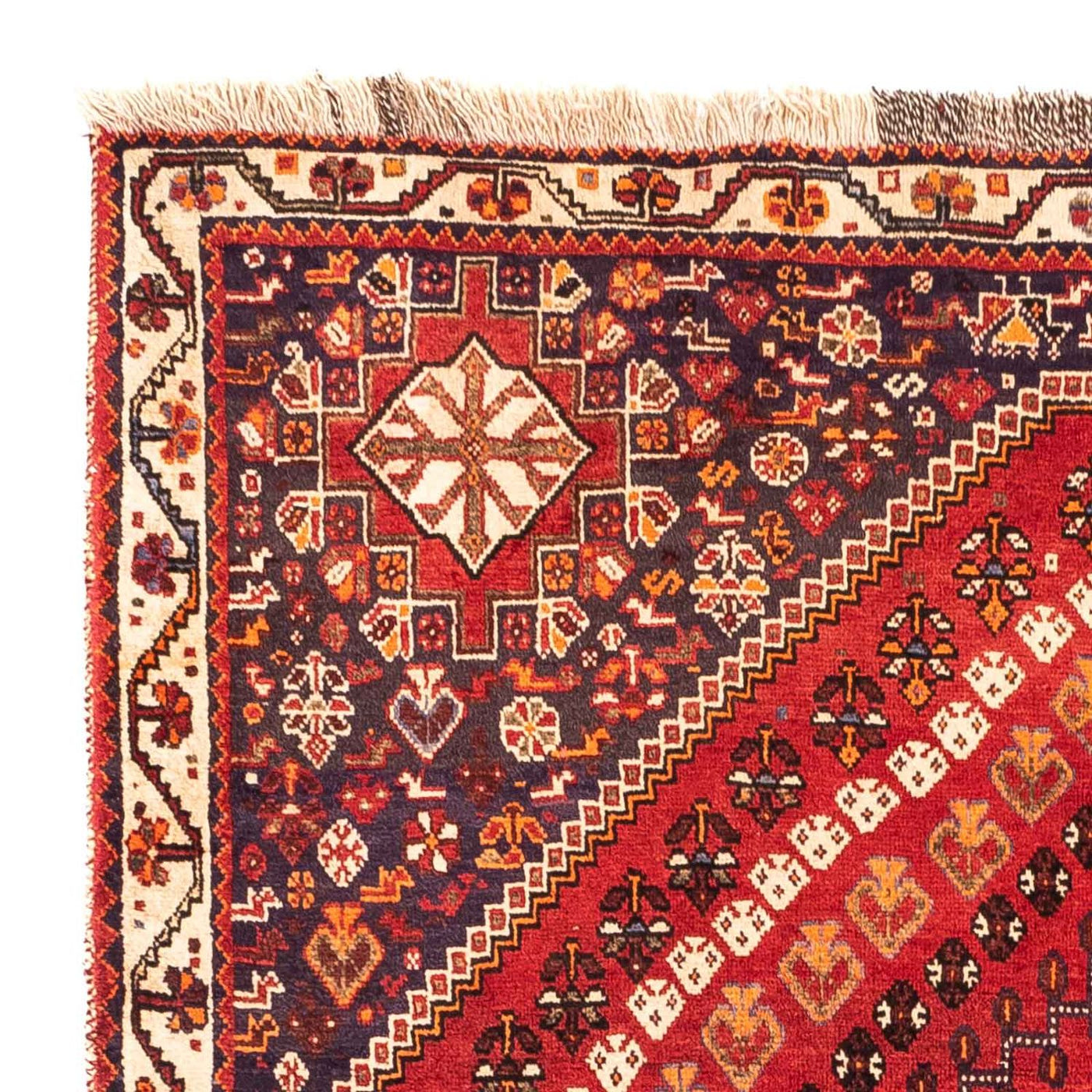 Persisk matta - Nomadic - 256 x 163 cm - mörkröd