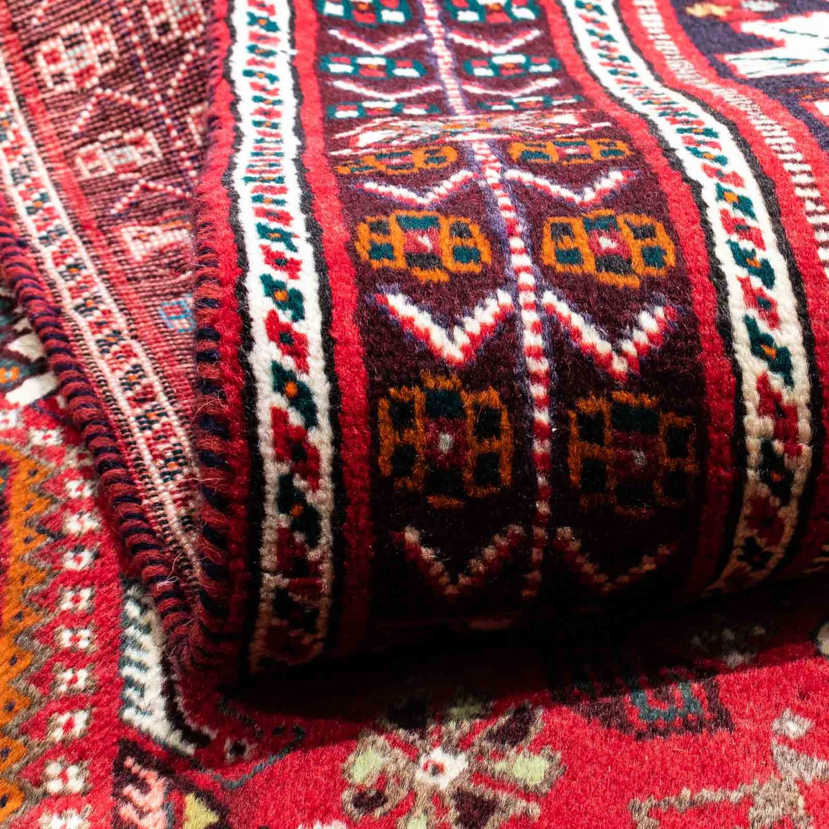 Persisk matta - Nomadic - 218 x 164 cm - röd