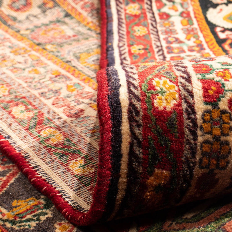 Persisk matta - Nomadic - 290 x 206 cm - mörkröd