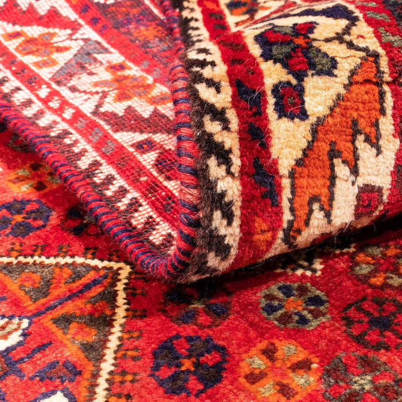 Persisk matta - Nomadic - 159 x 120 cm - mörkröd