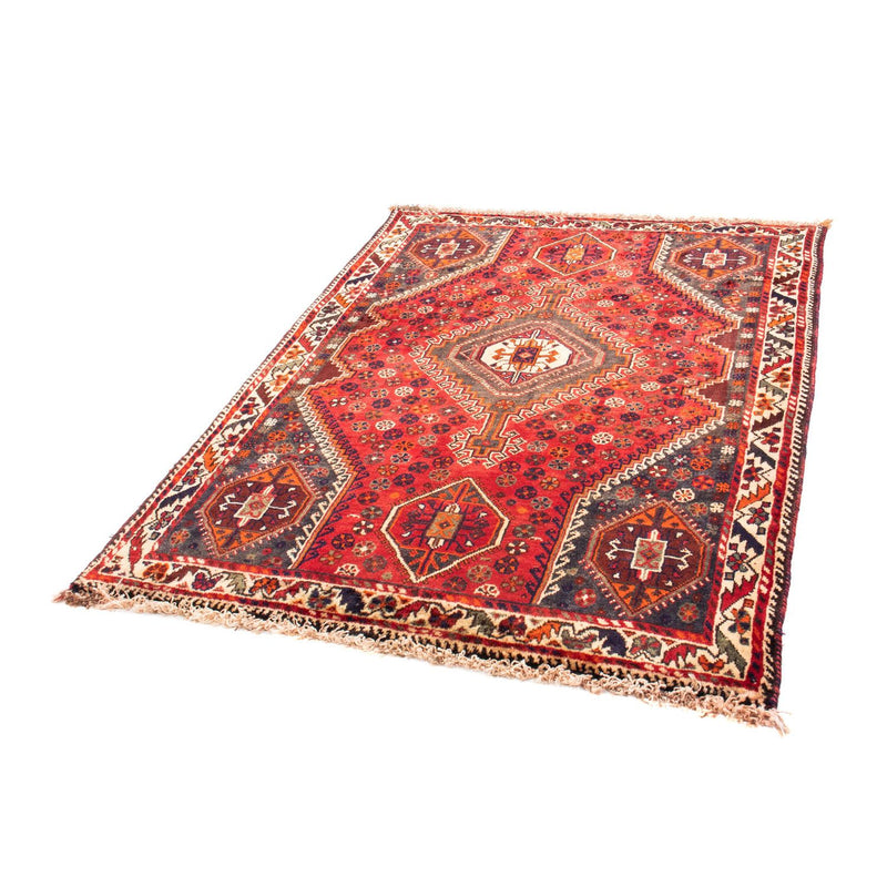 Persisk matta - Nomadic - 159 x 120 cm - mörkröd