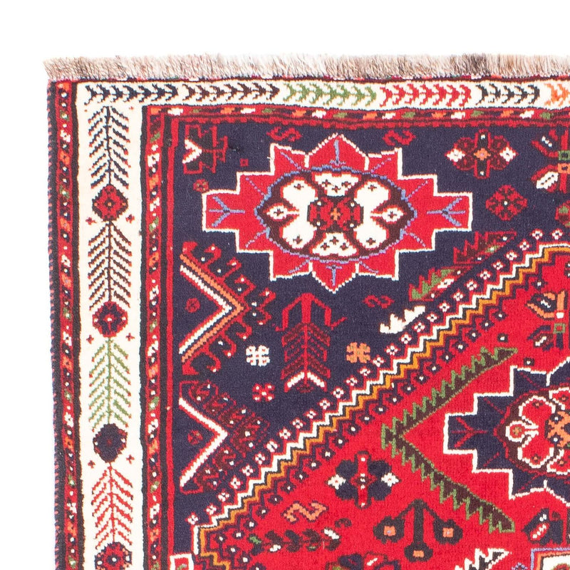 Persisk matta - Nomadic - 158 x 117 cm - mörkröd