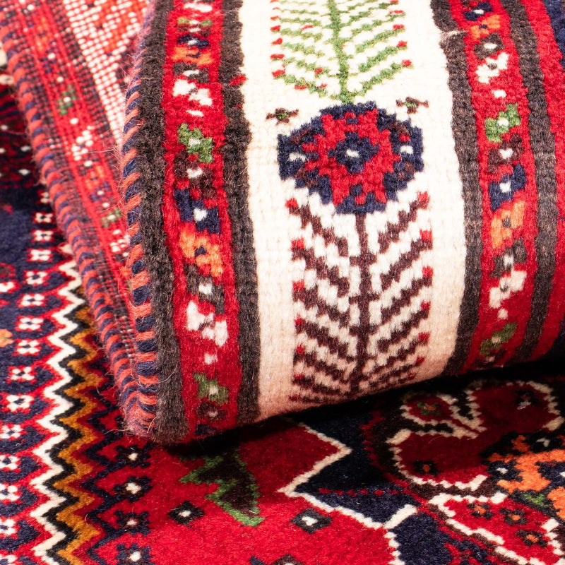 Persisk matta - Nomadic - 158 x 117 cm - mörkröd