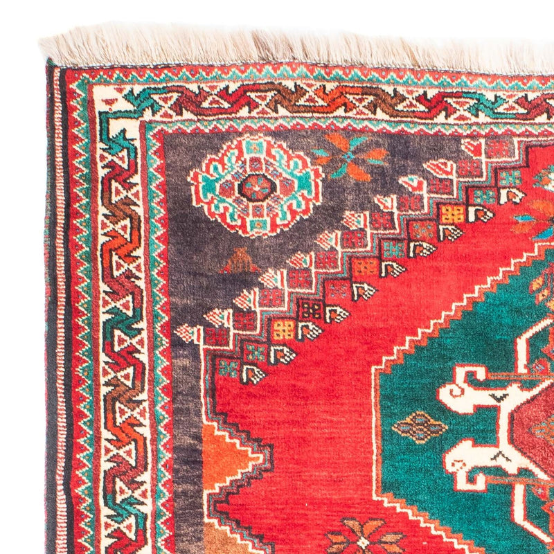 Persisk matta - Nomadic - 160 x 110 cm - mörkröd