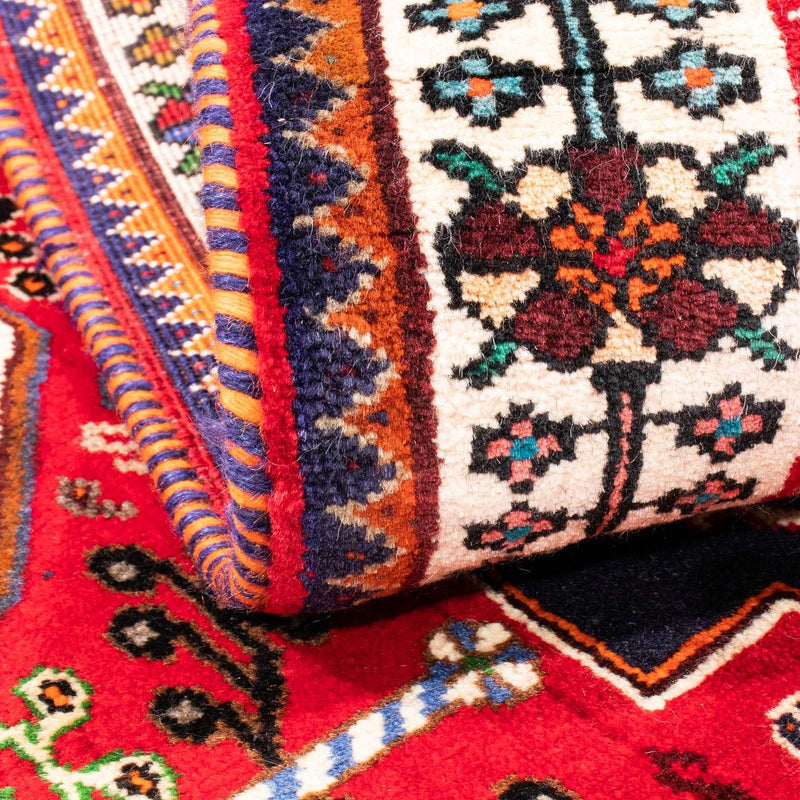 Persisk matta - Nomadic - 158 x 112 cm - mörkröd