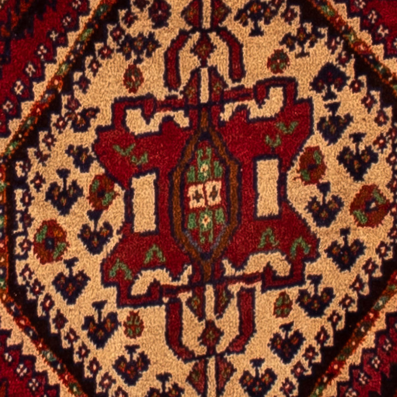 Persisk matta - Nomadic - 280 x 177 cm - mörkröd